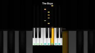 The Boys | Easy Piano Tutorial |
