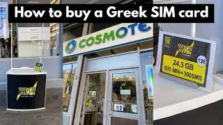 How to buy a Greek SIM card as a tourist | Cosmote What&rsquo;s Up Athens Greece