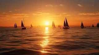 Sueños de Mar en Calma ✨ Música Relajante al Atardecer