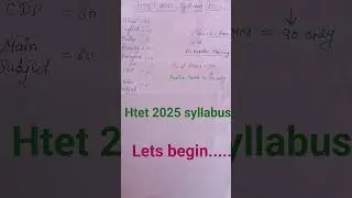 htet pgt 2025 syllabus