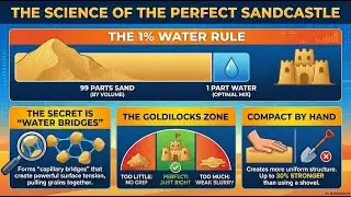 Moist Sand, Mighty Structures: The Physics of Sandcastles