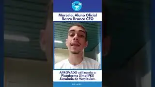 SIMULADO DE VESTIBULAR - APROVADO APMBB CFO PM-SP (DEPOIMENTO -ALUNO OFICIAL MARCELO)