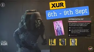 XUR has Exotic Class Items | Must BUY Legend of ACRIUS Catalyst | #destiny2 #whereisxur
