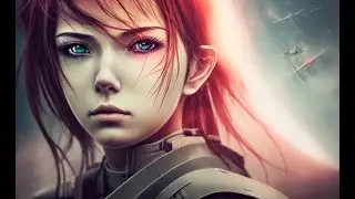 Fantasy Makeover: Detailed Portrait Of Gorgeous Anime Pilot Girl By James Turrell