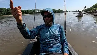 Kansas River Float With The Freelance Duck Hunting Crew! || Catfishing and Camping!