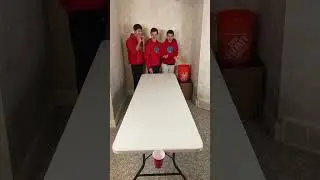 3 For 3 Ping Pong Roll! #shorts #trickshot #trickshots