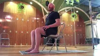 REAL SENIOR EXERCISE CLASS! Chair Yoga, Qigong and Boxing, In Motion Fitness, Chico, CA