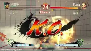 Hanoi Winter League 2014 - Winner Bracket Top 8 - Bison, Sagat (Snobby) vs Ibuki (Puppy)