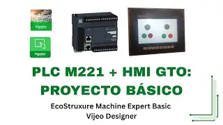 CONEXI&Oacute;N PLC M221 CON HMI MODELO HMIGTO3510