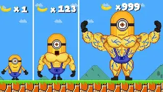 Upgrading Minion to the Strongest Muscle Ever in Super Mario bros | Game Up