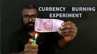 CURRENCY BURNING EXPERIMENT | MAGIC NOTE | NOTE BURNING MAGIC | EXPERIMENTS AND HACKS | ETHANOL