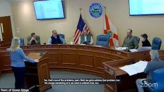 Ocean Ridge Planning & Zoning Hearing 260120