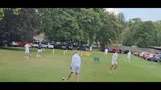 Ahead of their match at Hurlingham Club Djokovic & Tiafoe both warming up with some 