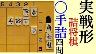 実戦形詰将棋　○手詰　４問