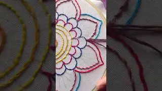 Mandala Hand embroidery | #embroidery #handembroidery #embroiderydesigns #embroiderypatterns
