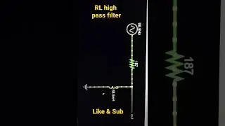 RL high pass filter