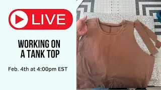 WIP WEDNESDAY #201: I'm making the Aaronica Tank by Seamwork!