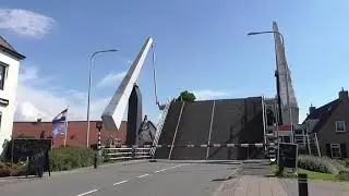 Brugopening Tolbrug Leimuiden Ophaalbrug Drawbridge/ Pont-levis/ Klappbr&uuml;cke