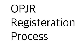 OPJR Registration Process for DNB students