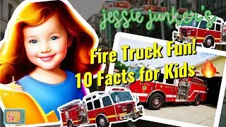 🚒 10 Fire Truck Fun Facts You Didn't Know by Jessie Junker | Perfect for Toddlers 🚒🔥