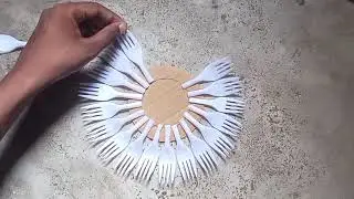 Diy beautiful flowers/plastic phool 