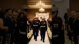 Marines wedding reception ceremony😍 #love #music #wedding #reception #couple