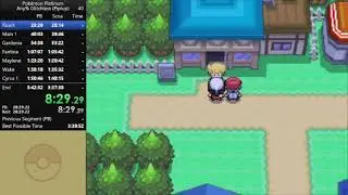 Pokémon Platinum 3:38:41 glitchless speedrun (Piplup route)