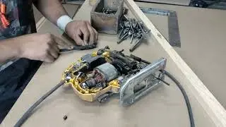 C&oacute;mo reparar una sierra caladora Dewalt 