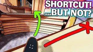I Found The WRONG SHORTCUT In This NEW Fingerboard Game! (Stuntboost Gameplay)