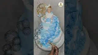 😎Angel theme Cake💥#cake #cakedecorating #angel #angelthemecake #shorts #shortvideo #trending #asmr
