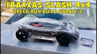 Сборка Traxxas Slash 4x4 Speed ​​Run - кузов Deltaplastik Jaguar - Hobbywing Max 6 и мотор Surpass 3670