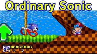 Friday Night Funkin' VS An Ordinary Sonic ROM Hack (FNF Mod/Hard) (SONIC.EXE/Too Slow Cover)