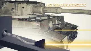 T-62 vs Tiger I | Can Tiger stop APFSDS? | Armor Penetration Simulation