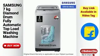 SAMSUNG 7 kg DiamondDrum Fully Automatic Top Load Washing Machine ##onlineshopping #wishingmachine