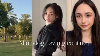 فلوق🌳 | نصايح لسنة 2026  والأهداف✨ | روتين عنايتي ببشرتي في المساء 🫧🎀