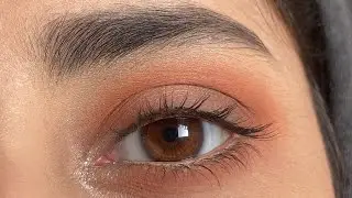 Brown eye makeup for office wear | Brown eye makeup for girls | beginners eye makeup look