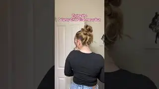 THE VIRAL MESSY BUN UPDO #messybunhairstyle #updo #easyhairstyle #bunhairstyle