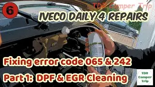 Iveco Daily F1A 2,3 + ZF Agile 6AS - Fix ERROR CODES 065 and 242 / Part 1: DPF and EGR cleaning
