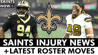 🚨Saints Make 4 Roster Moves + Chase Young & Cam Jordan Injury Updates | Saints News