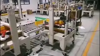 Automatic foam box H  format taping machine