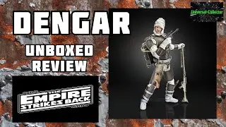 STAR WARS THE BLACK SERIES DENGAR ESB 6 INCH ACTION FIGURE UNBOXED REVIEW