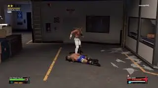 WWE 2K25 - Seth Rollins Attacks Austin Theory - Backstage Brawl 