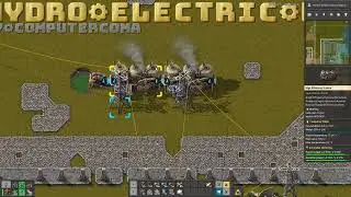 100. Мод Hydro Electric Power  - гидроэлектроэнергия в Факторио.