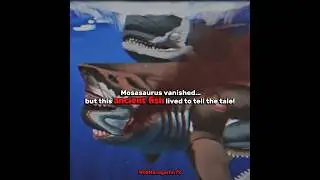 Why Did Mosasaurus Go Extinct but Coelacanth Survived? #extinctanimals #livingfossil #paleontology