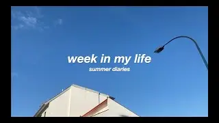 week in the life; p2ha, wfh summer intern, bake focaccia with me!