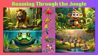 #Roaming Through the Jungle #kidssong #kidsvideo #kids  #kp #knowledge  #learnsongs