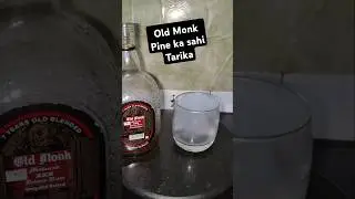 Perfect Way to Drink Old Monk #oldmonkrum
