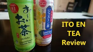 Ito En Jasmine and Original Green Tea Review