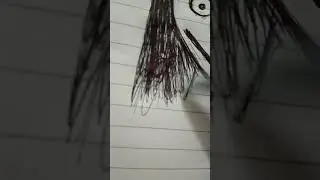 Drawing of momo💀 #Art #viralvideo #artist #momo #scary #drawing
