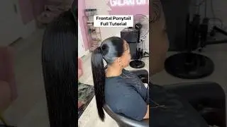 Frontal Ponytail FULL Tutorial✨